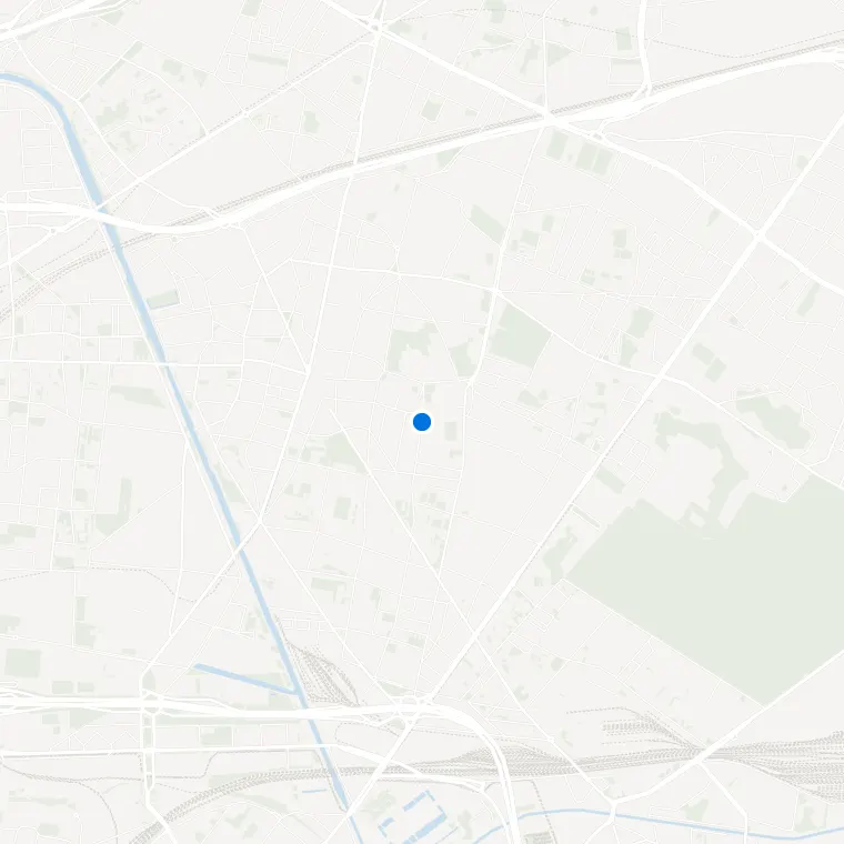 Plan de Aubervilliers en Seine-Saint-Denis