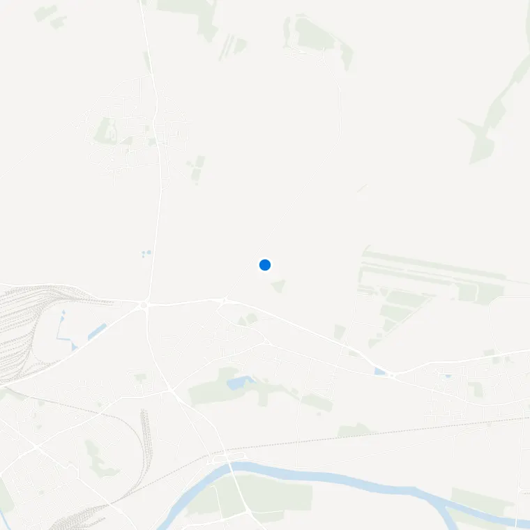 Plan de Bernes-sur-Oise dans le Val-d'Oise