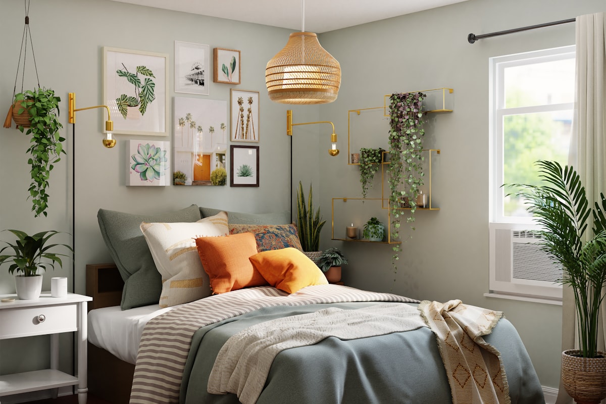 Exemple de chambre repeinte